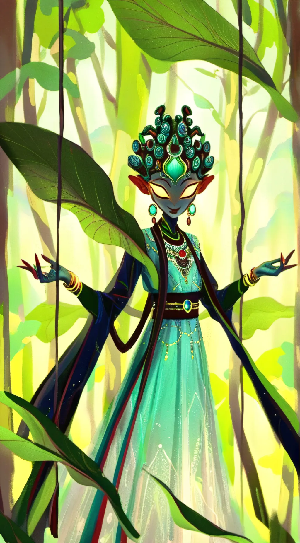 ai character: The Chameleon  background