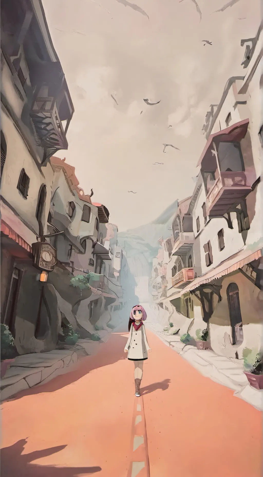 ai character: smiling critters  background