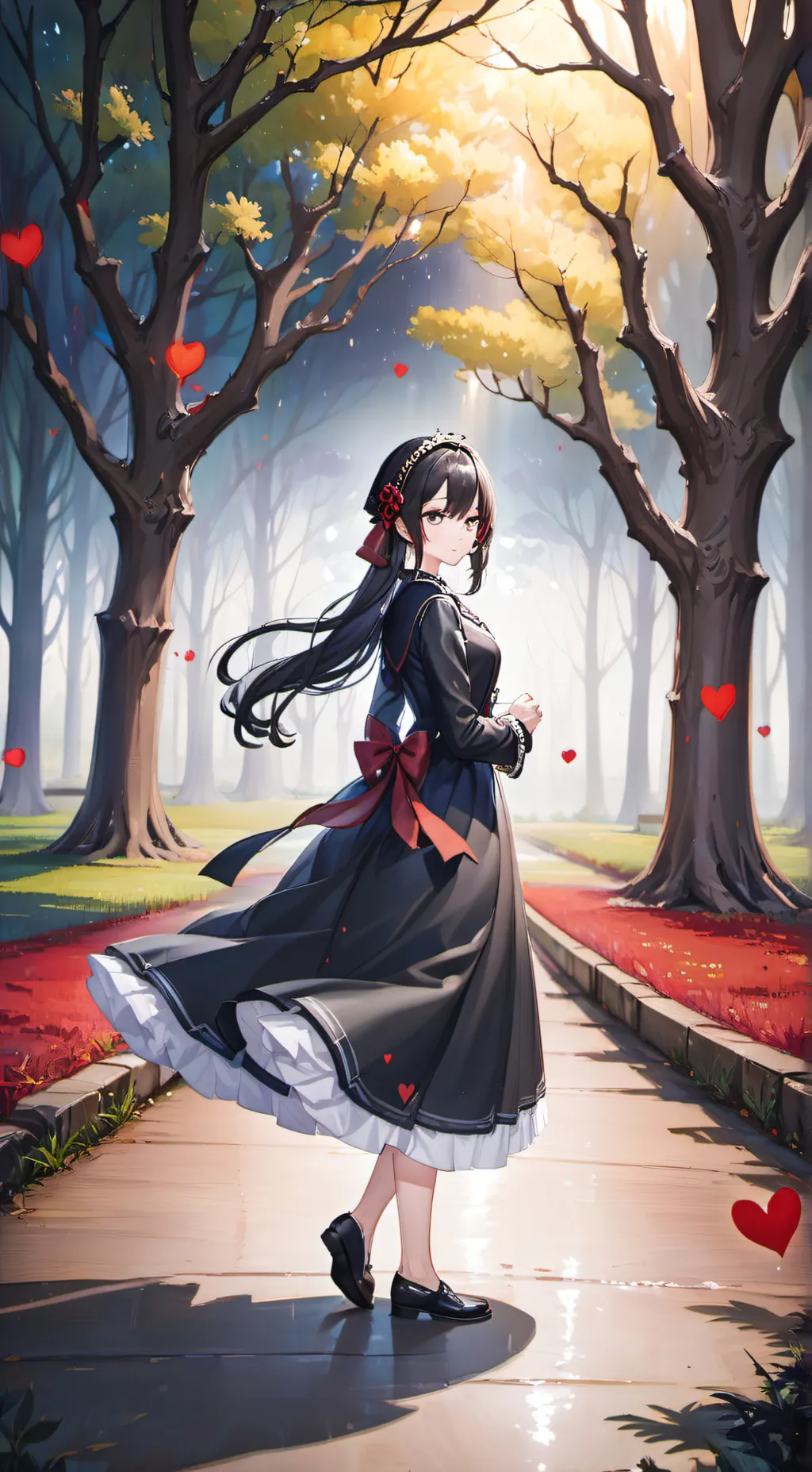 ai character: Lucy  background