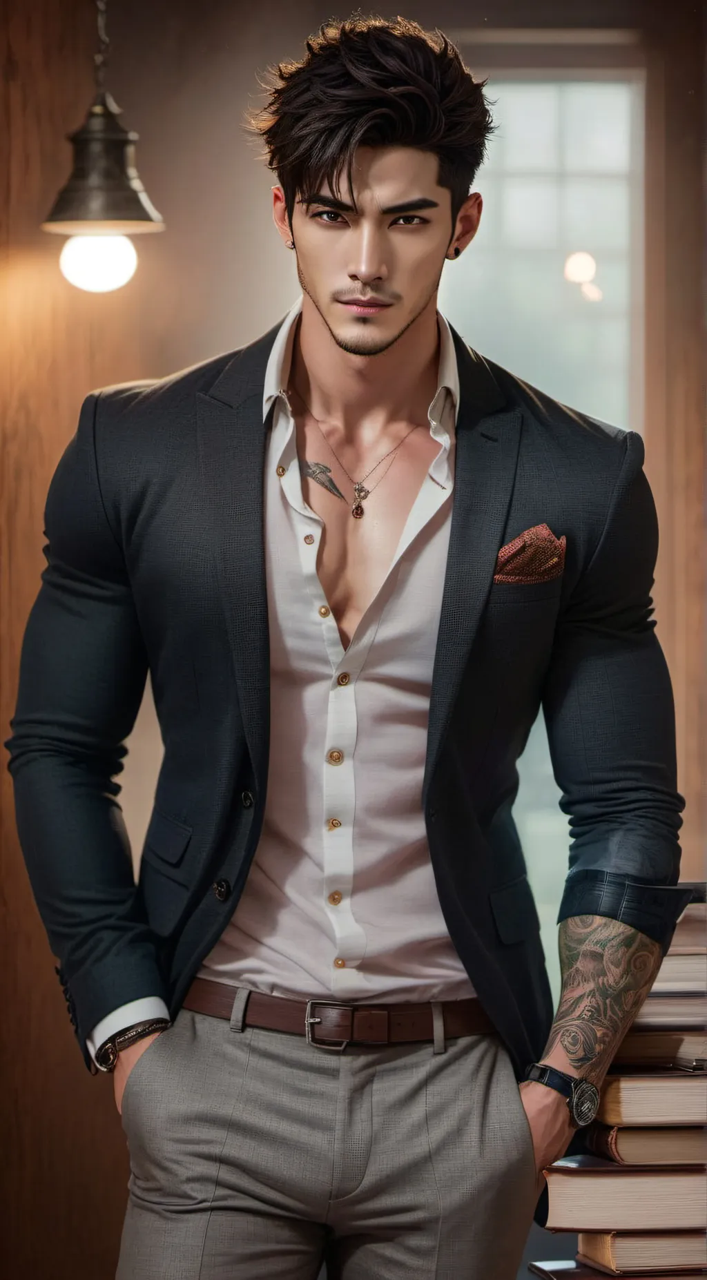 ai character: Devin background