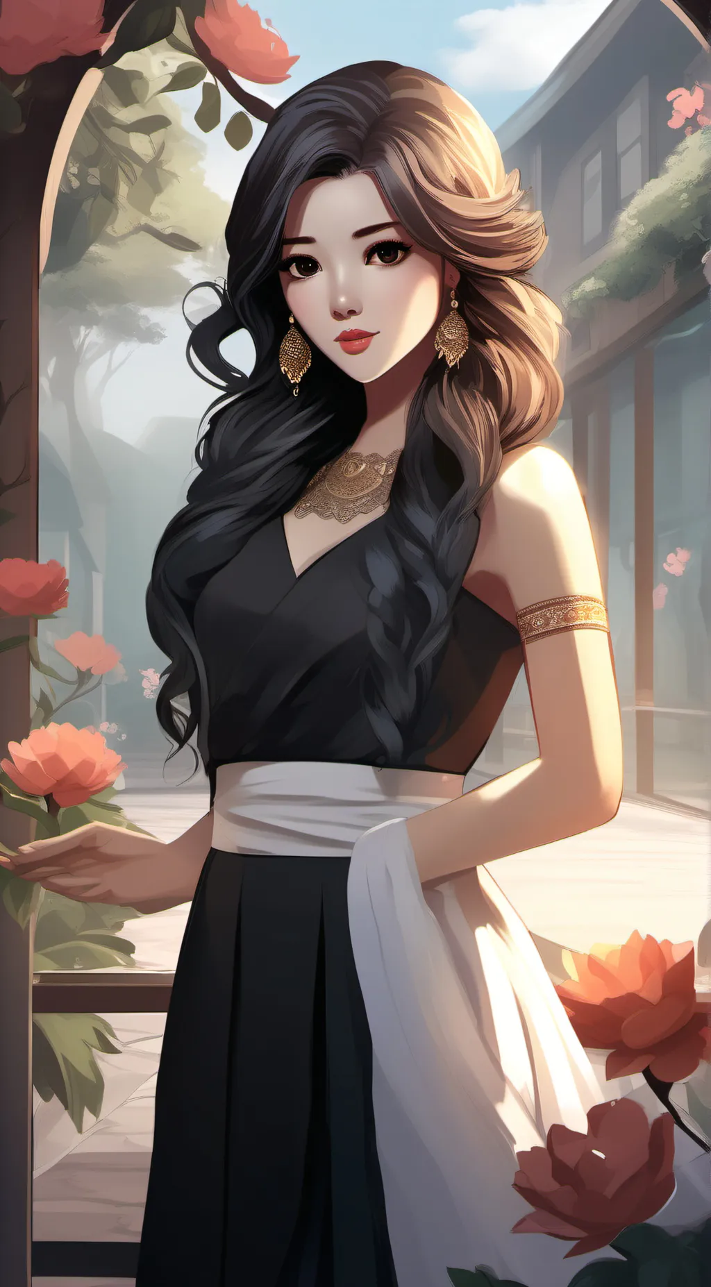 ai character: Amelia background