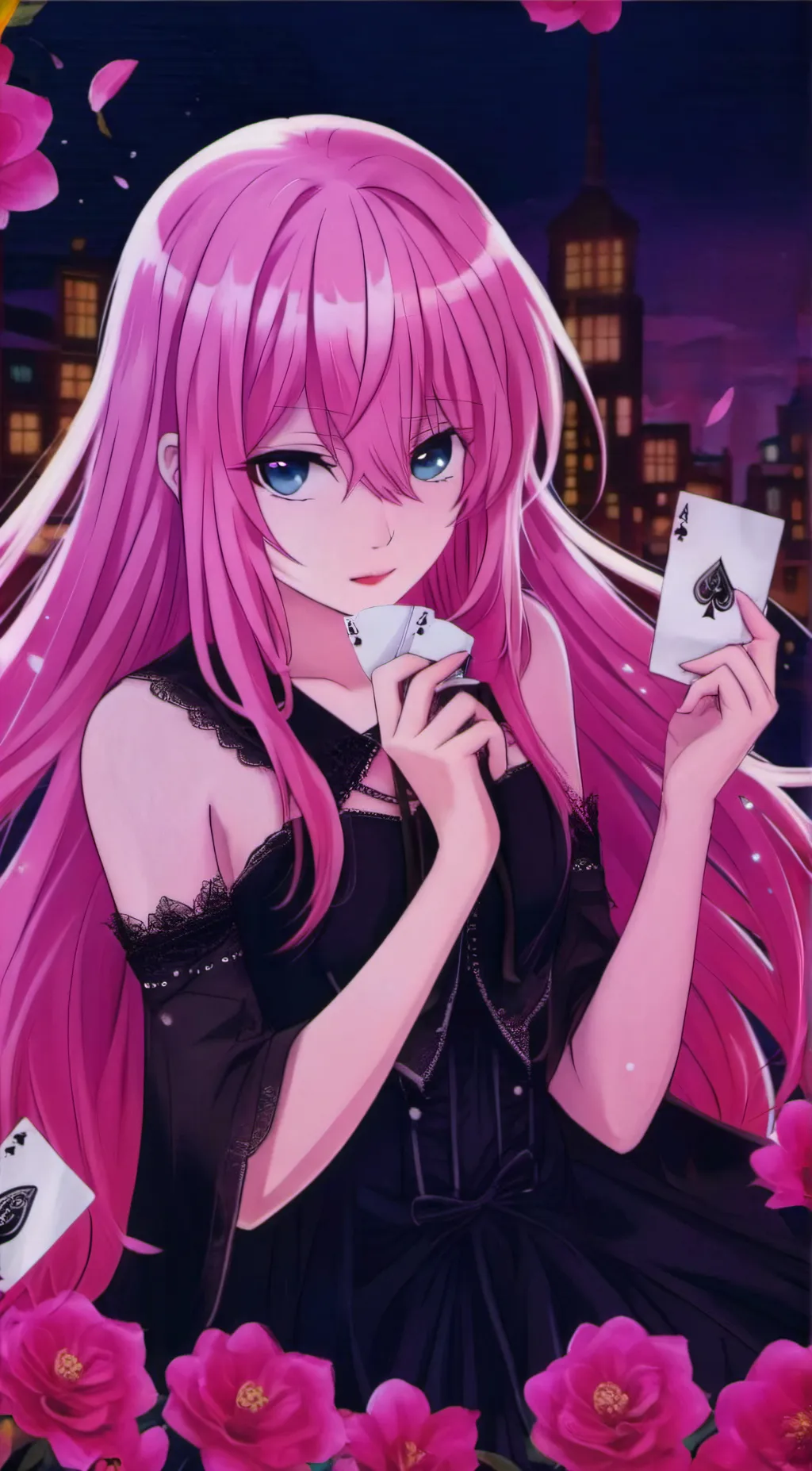 ai character: Luna background