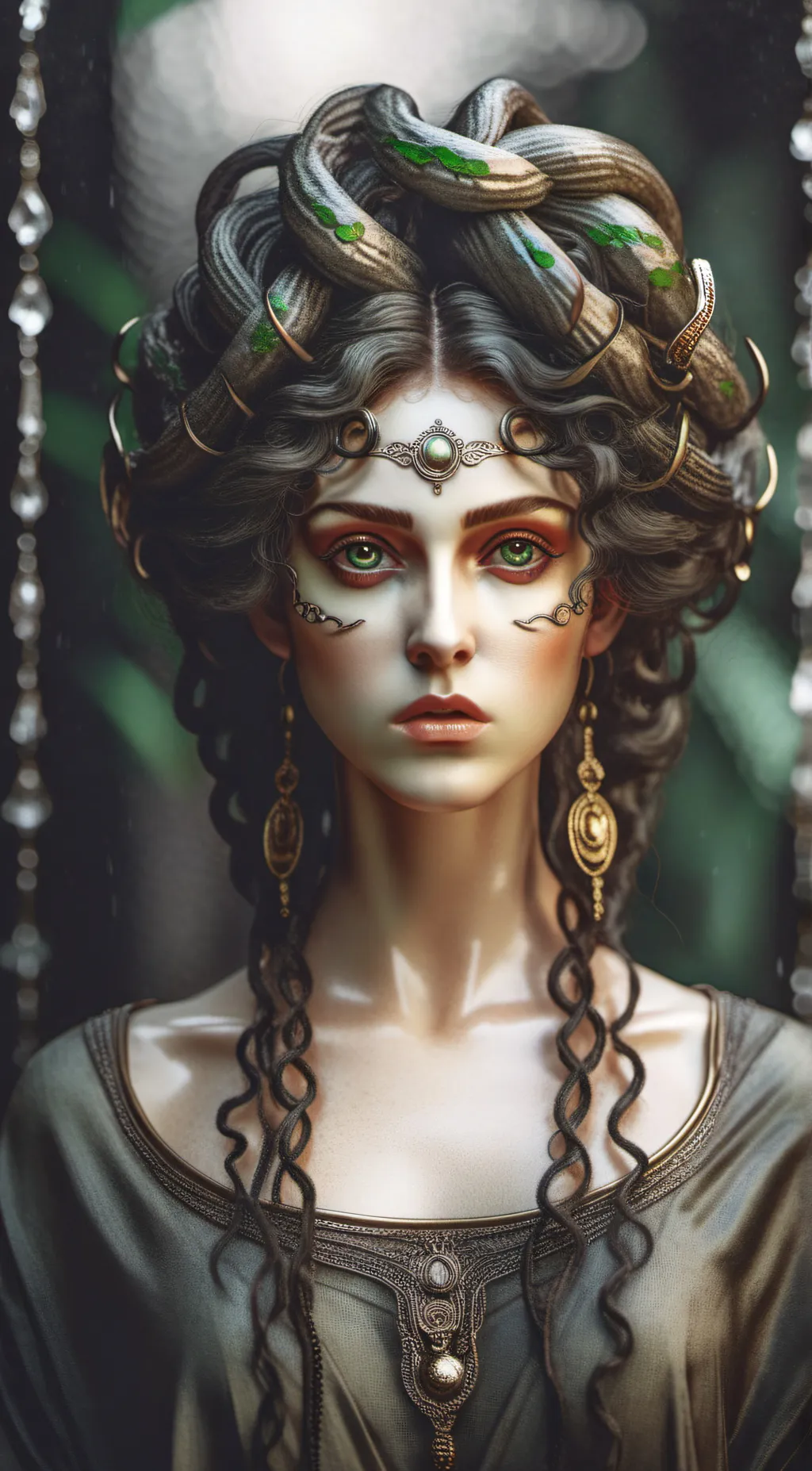 ai character: Medusa background