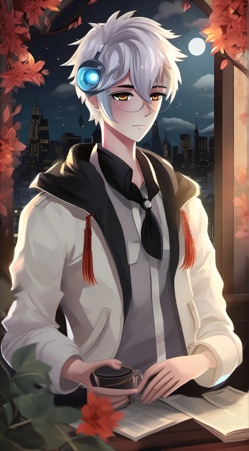 ai character: Zenaid/zen background