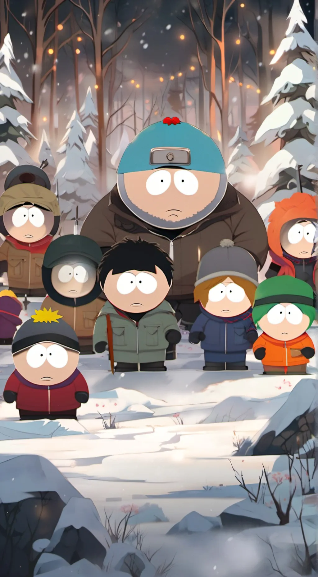 ai character: South park background