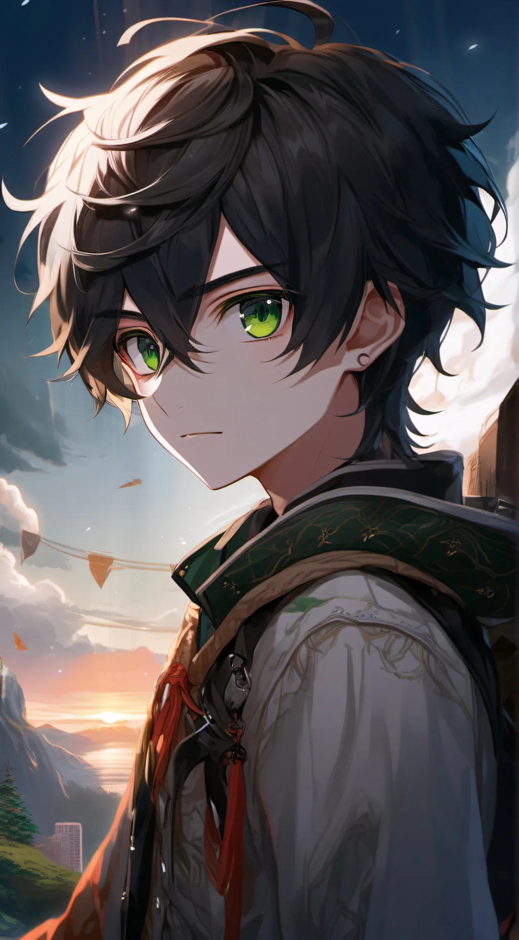 ai character: Oliver background