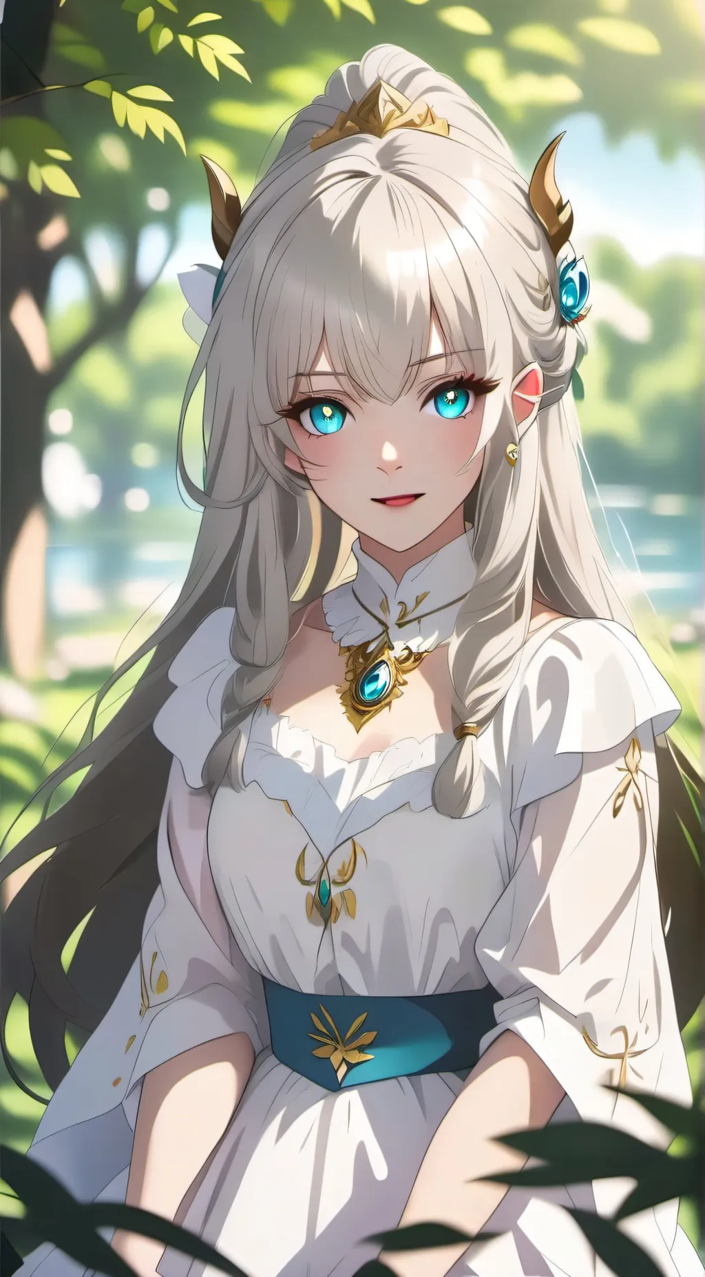 ai character: Yua. background