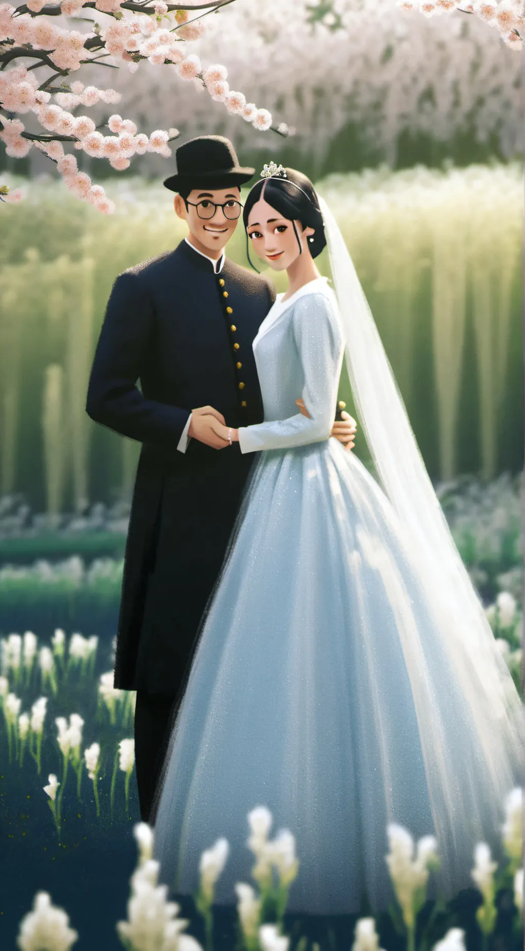 ai character: The Marriage background