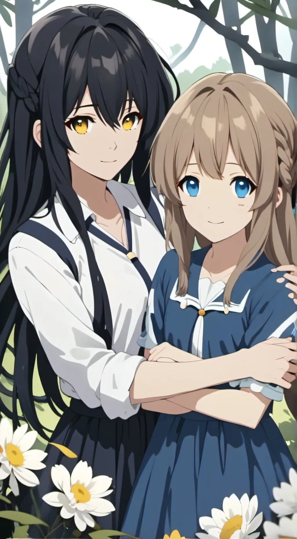 ai character: Ava and Rose background