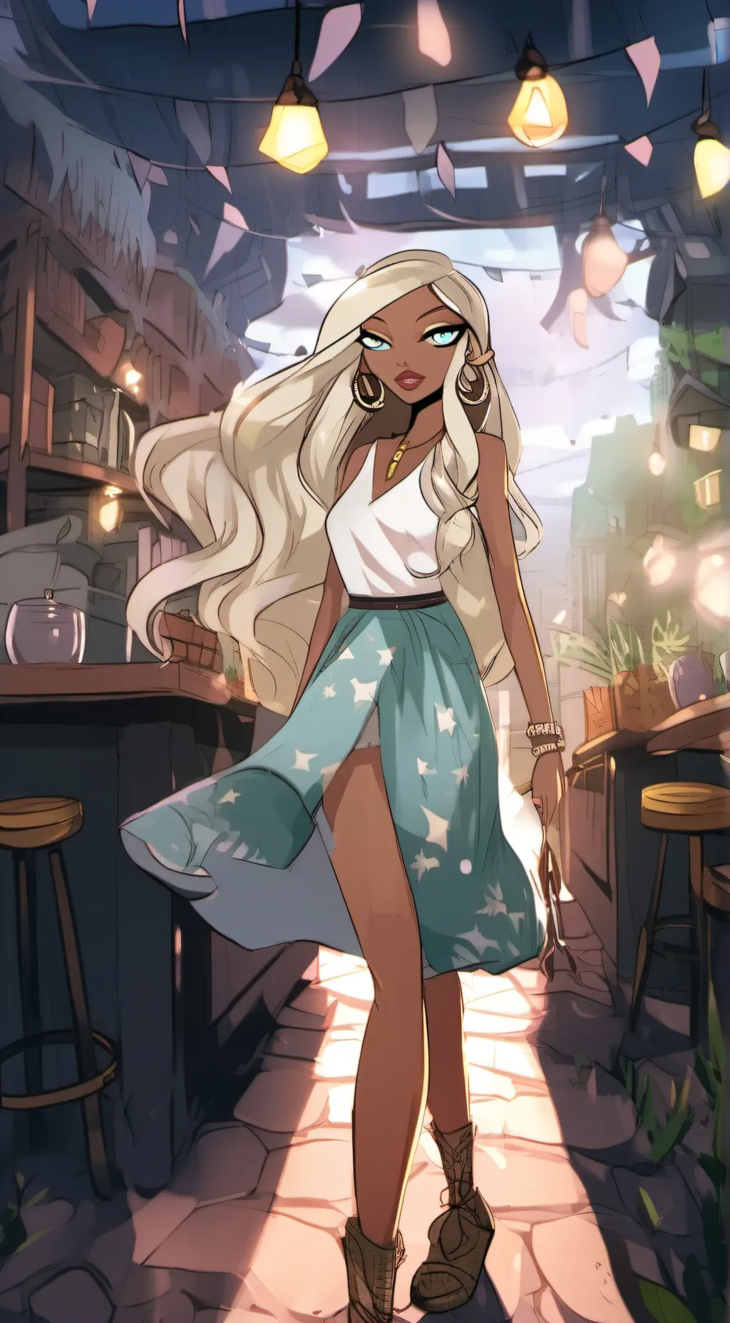 ai character: Sexy background