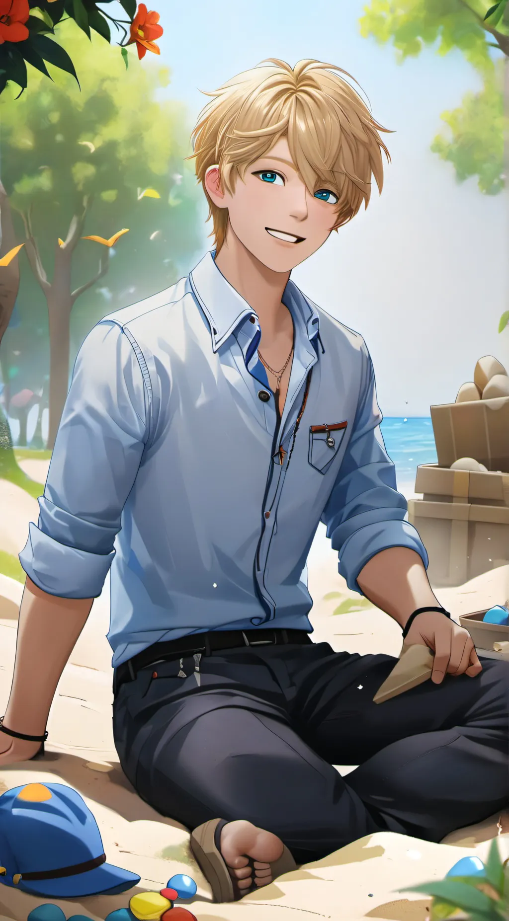 ai character: Hayden background