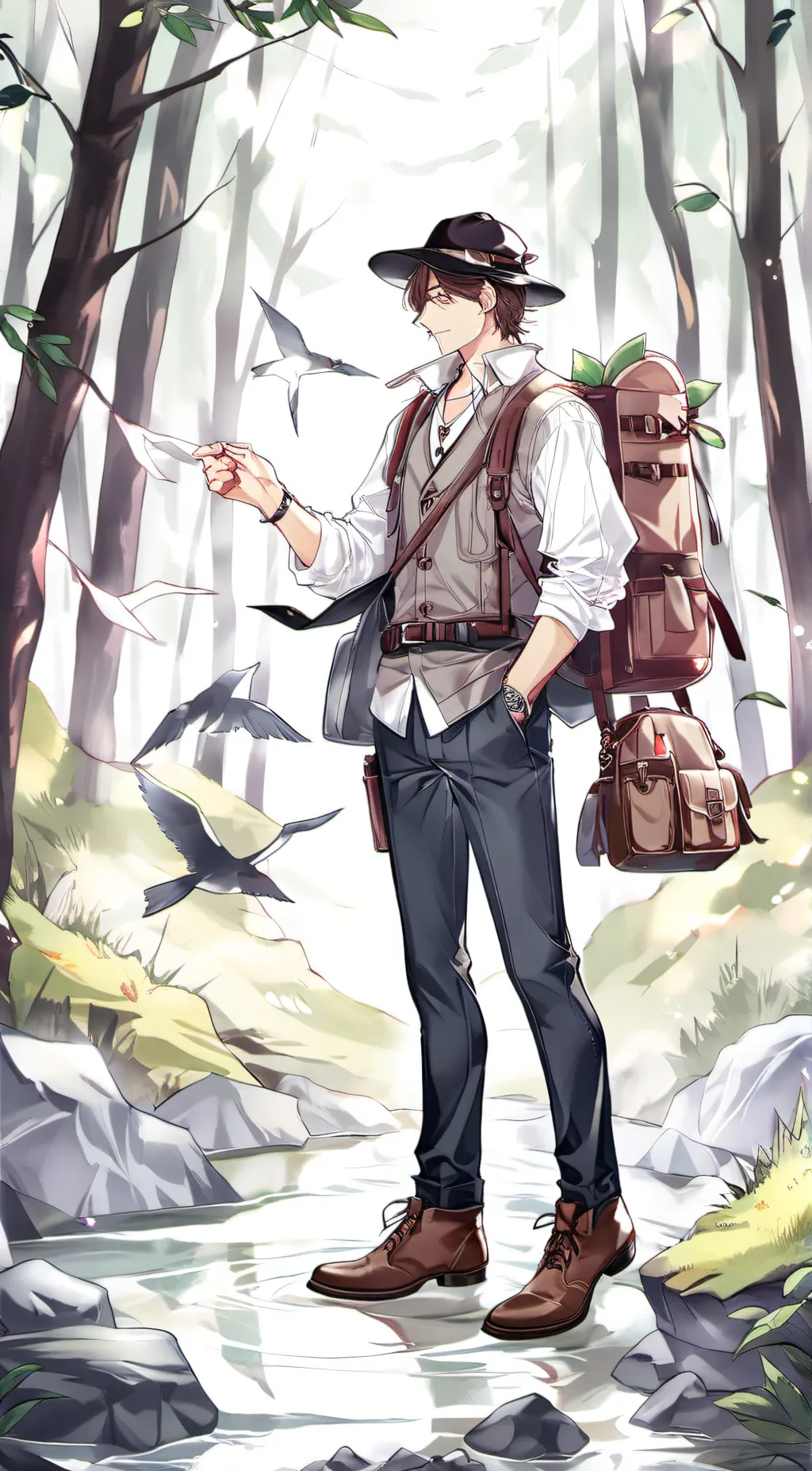 ai character: Cameron  background