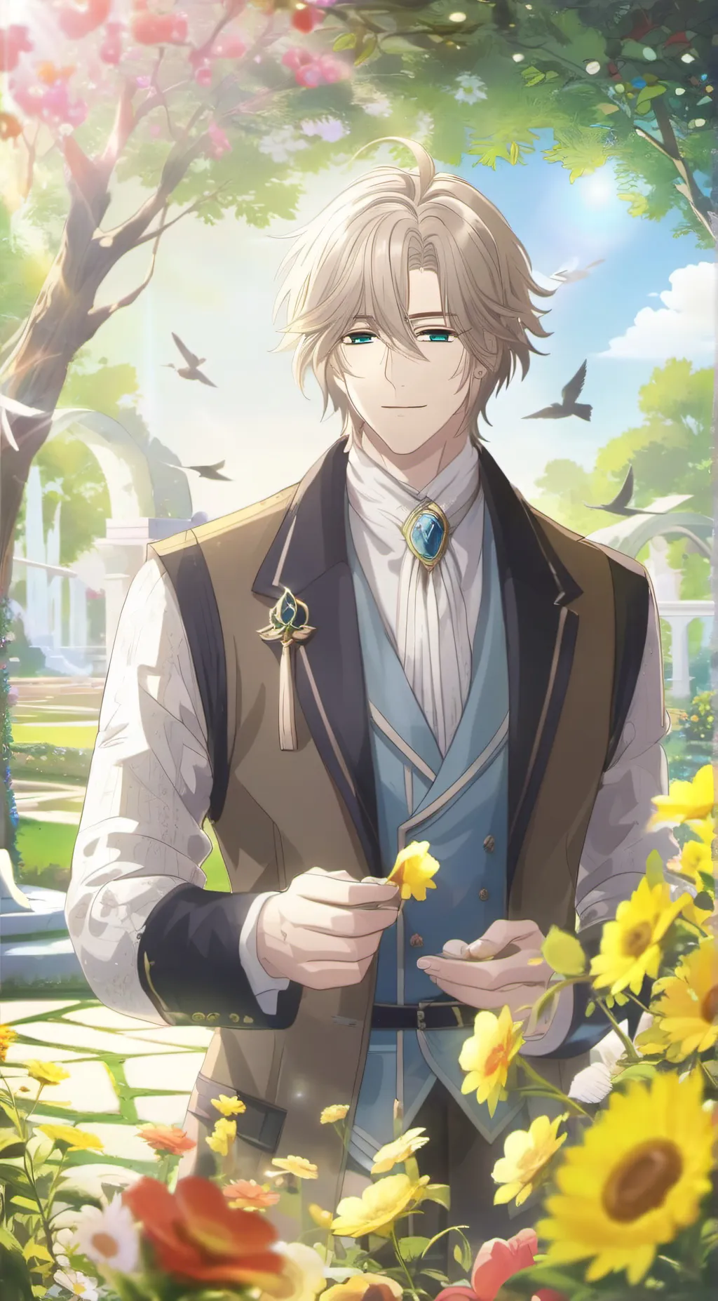 ai character: Sat background