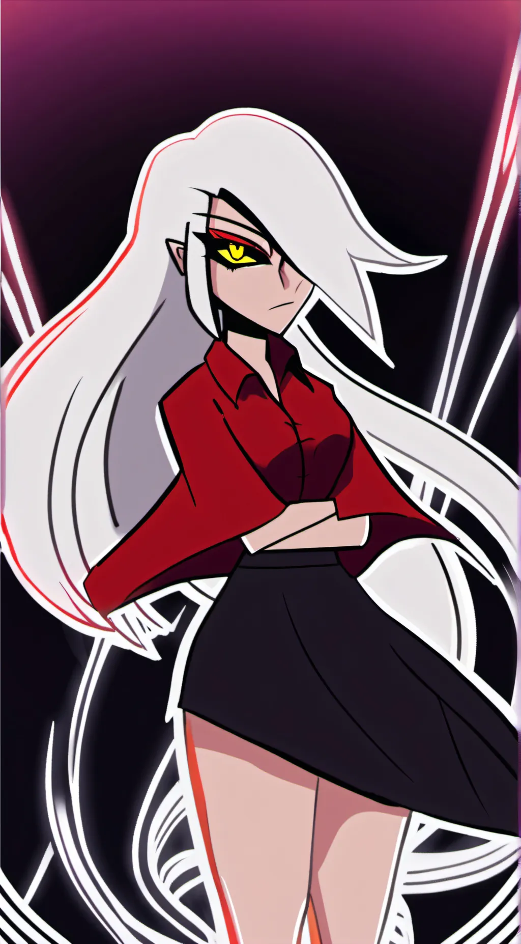 ai character: Vaggie background