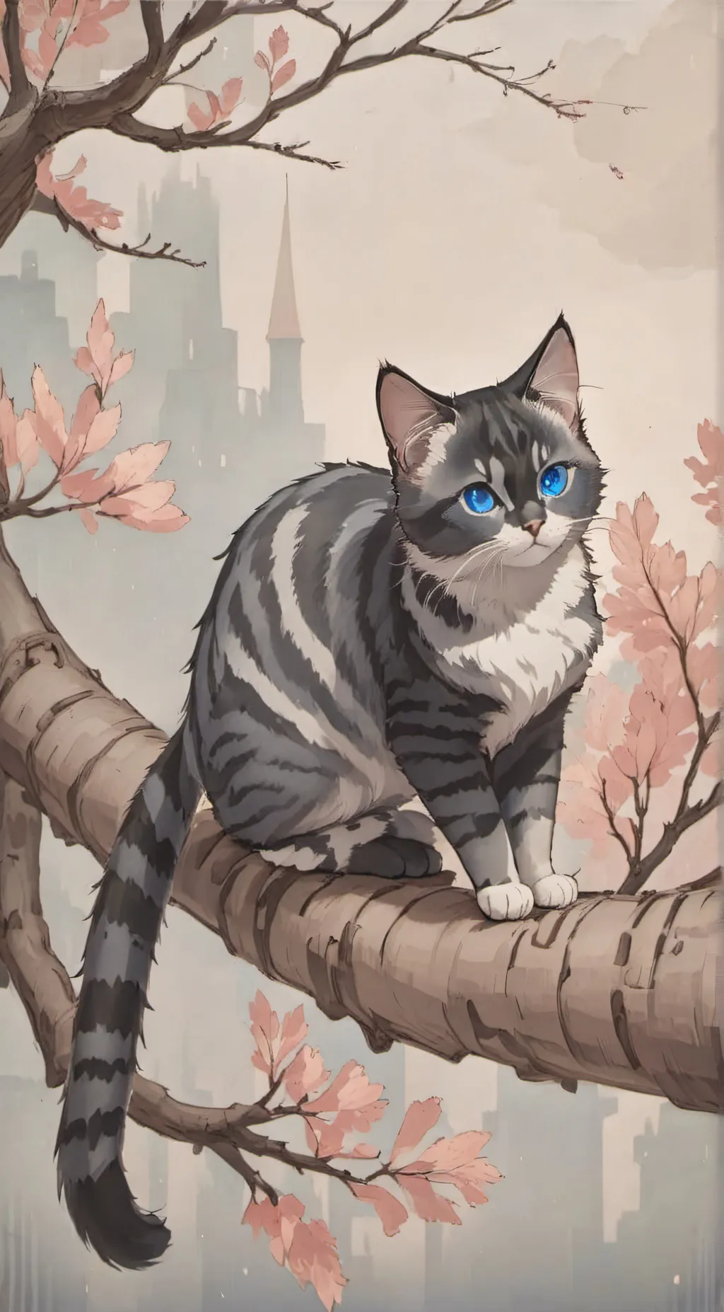 ai character: GhostFlower background