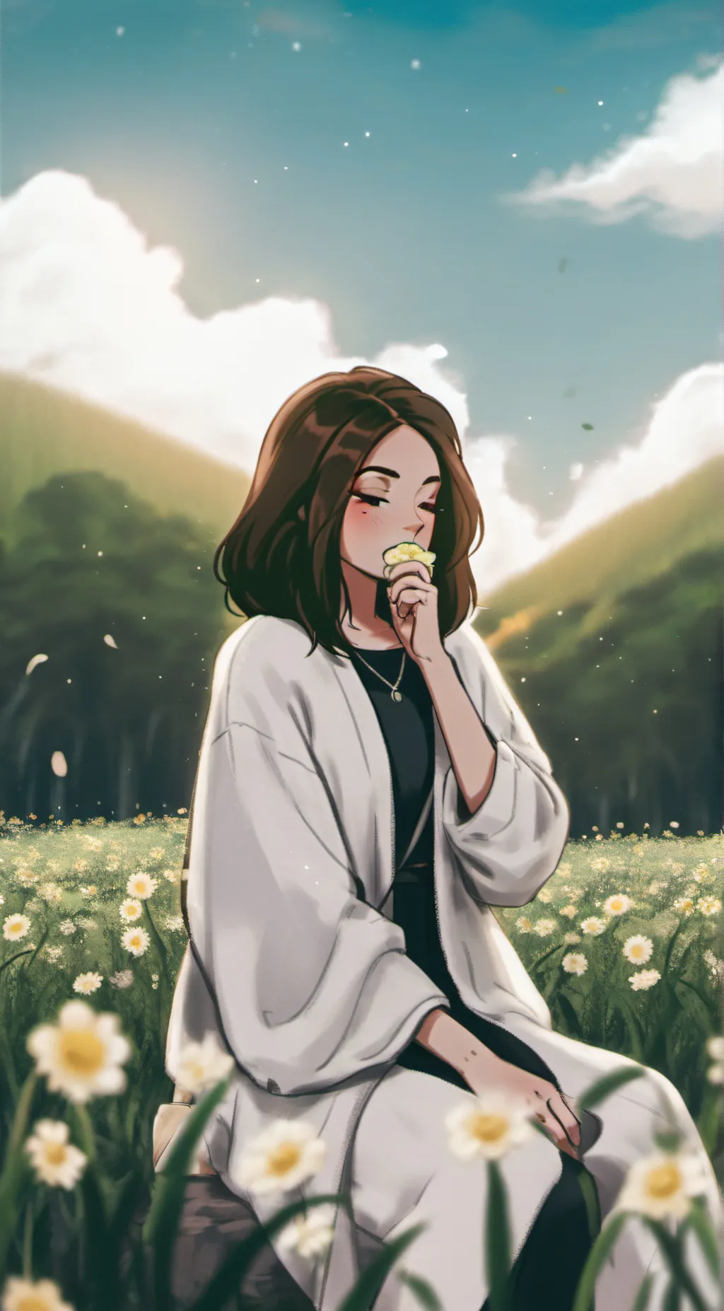 ai character: DaiseyMae Young background