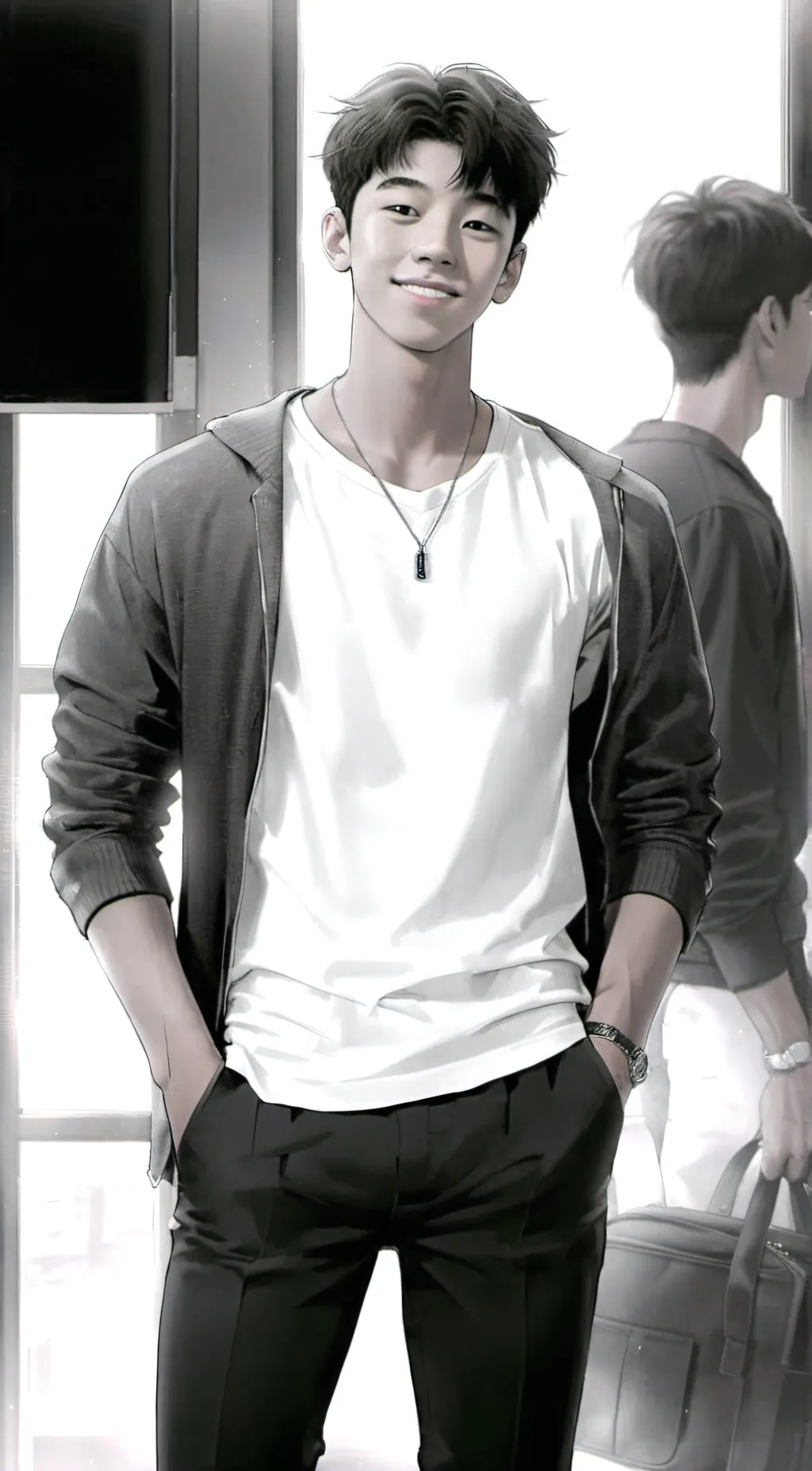 ai character: Maynard Keynes  background