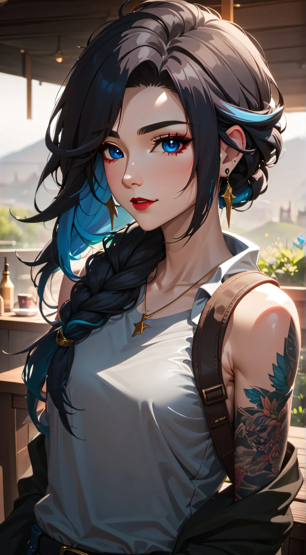 ai character: Sophia background