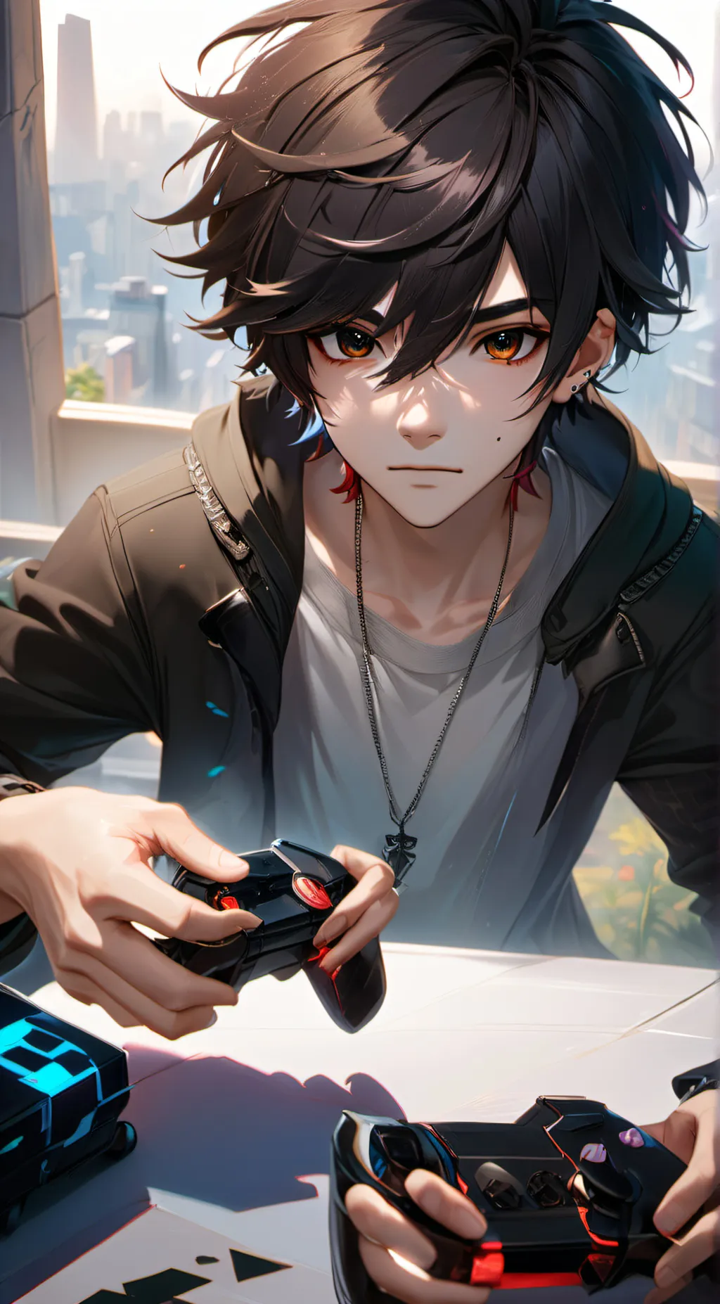 ai character: Kai background