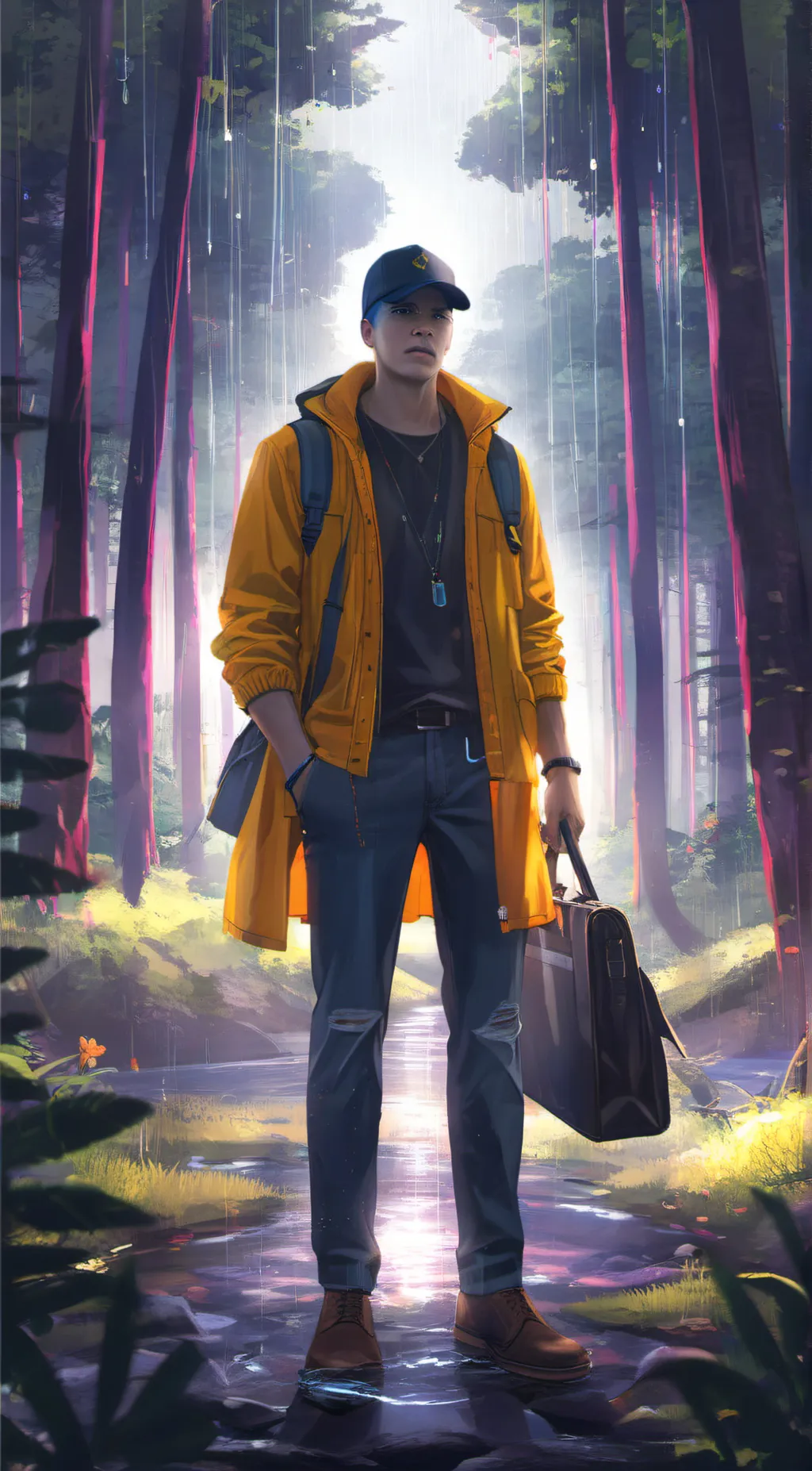 ai character: Adam background