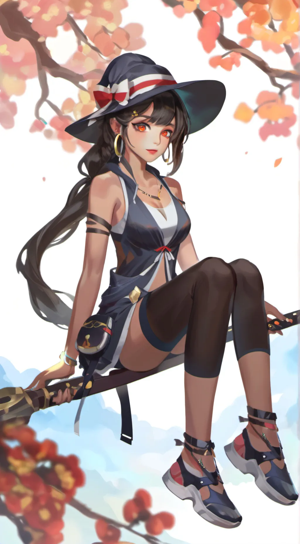 ai character: Ashley  background