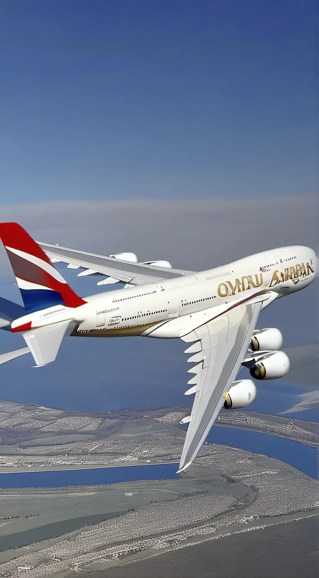 ai character: Airbus A380 background