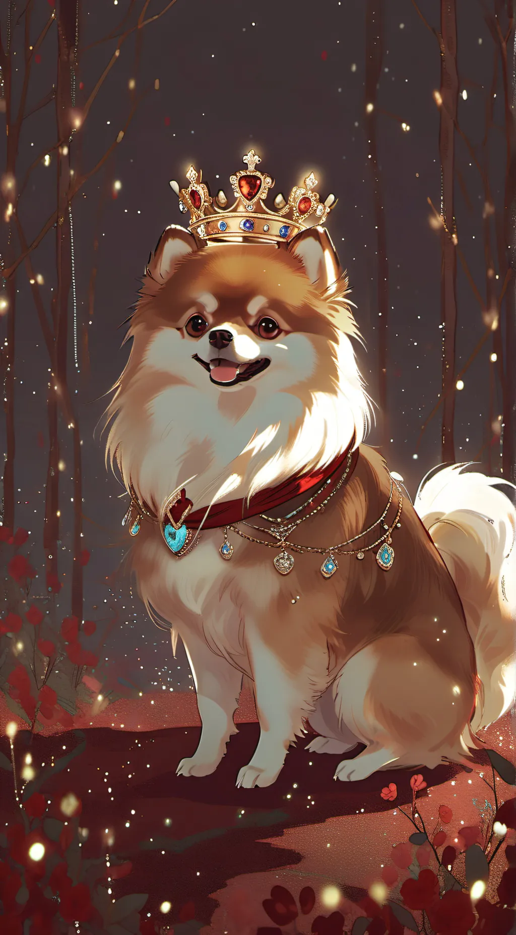 ai character: Princess PomPom background