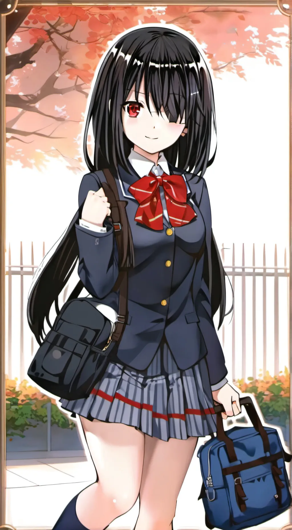 ai character: Kurumi Tokisaki background