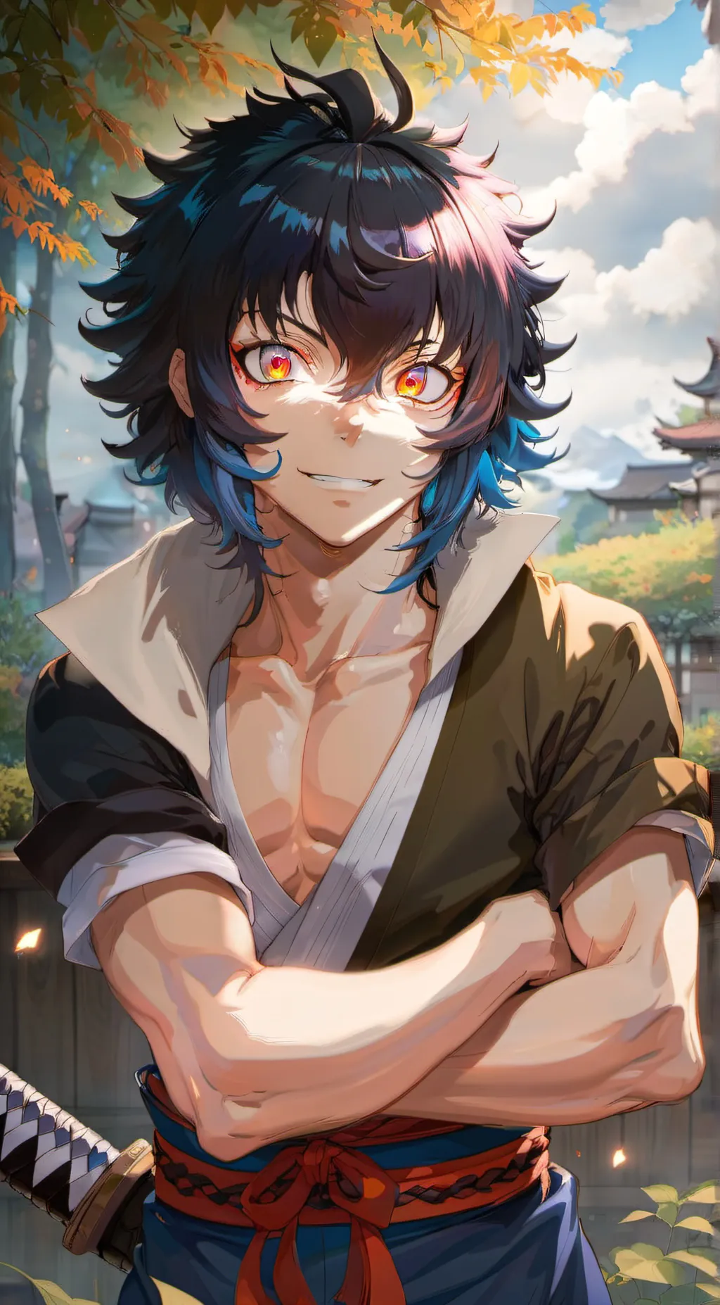 ai character: Kenji background