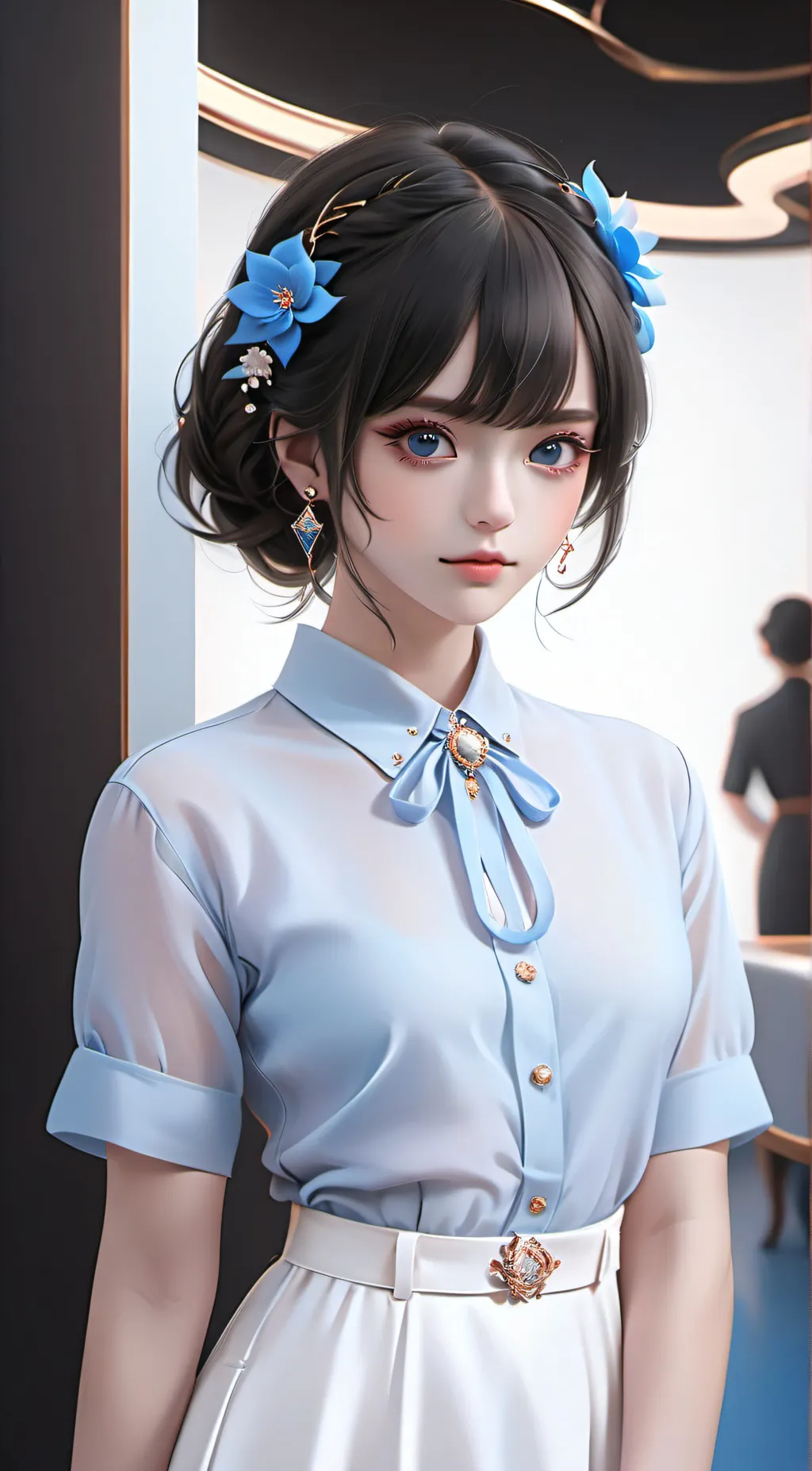 ai character: Melody background