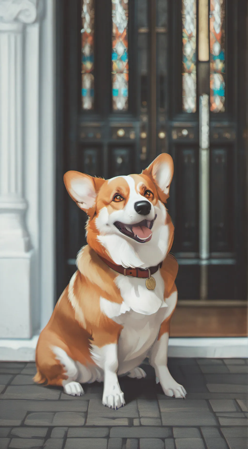 ai character: 🦮Bella🦮 background