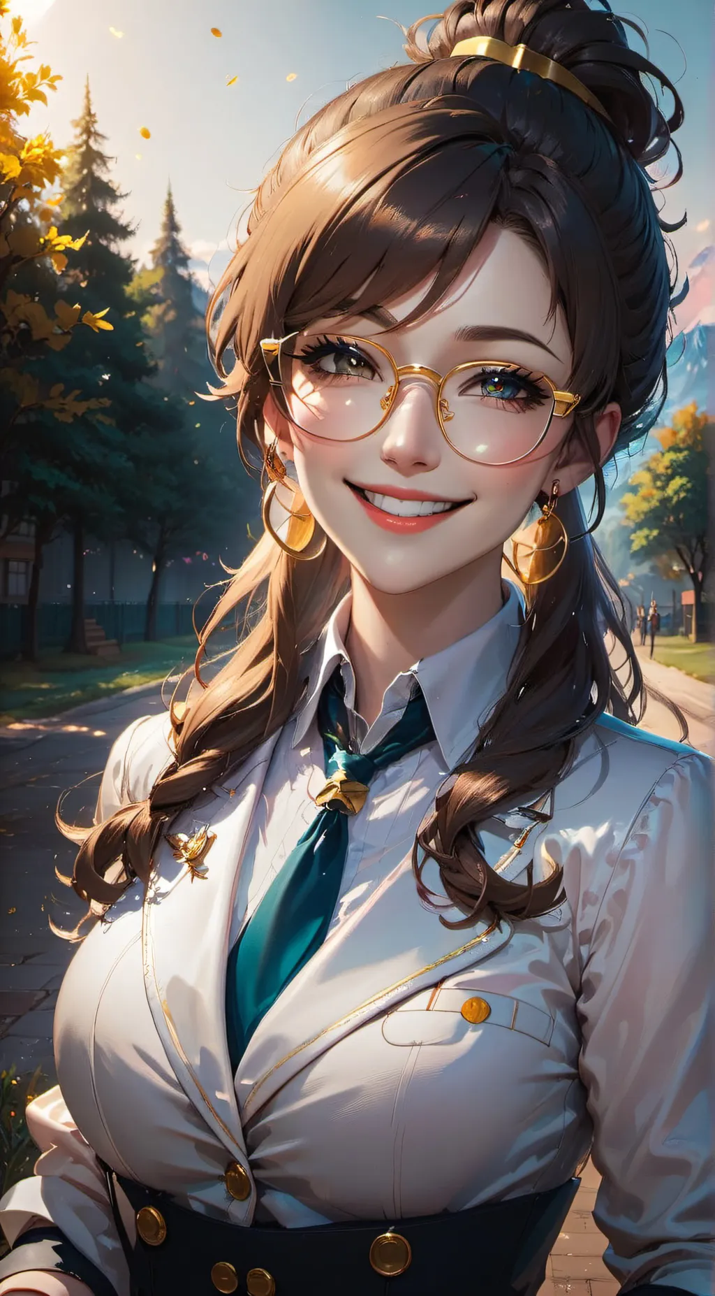 ai character: Mr's Applewood background