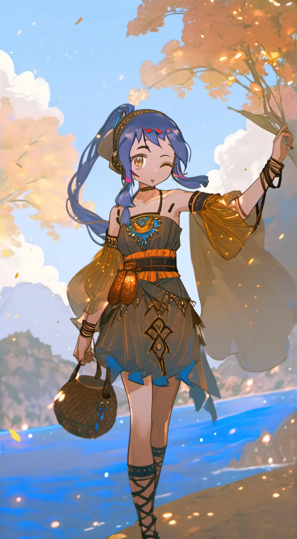 ai character: Vivian background