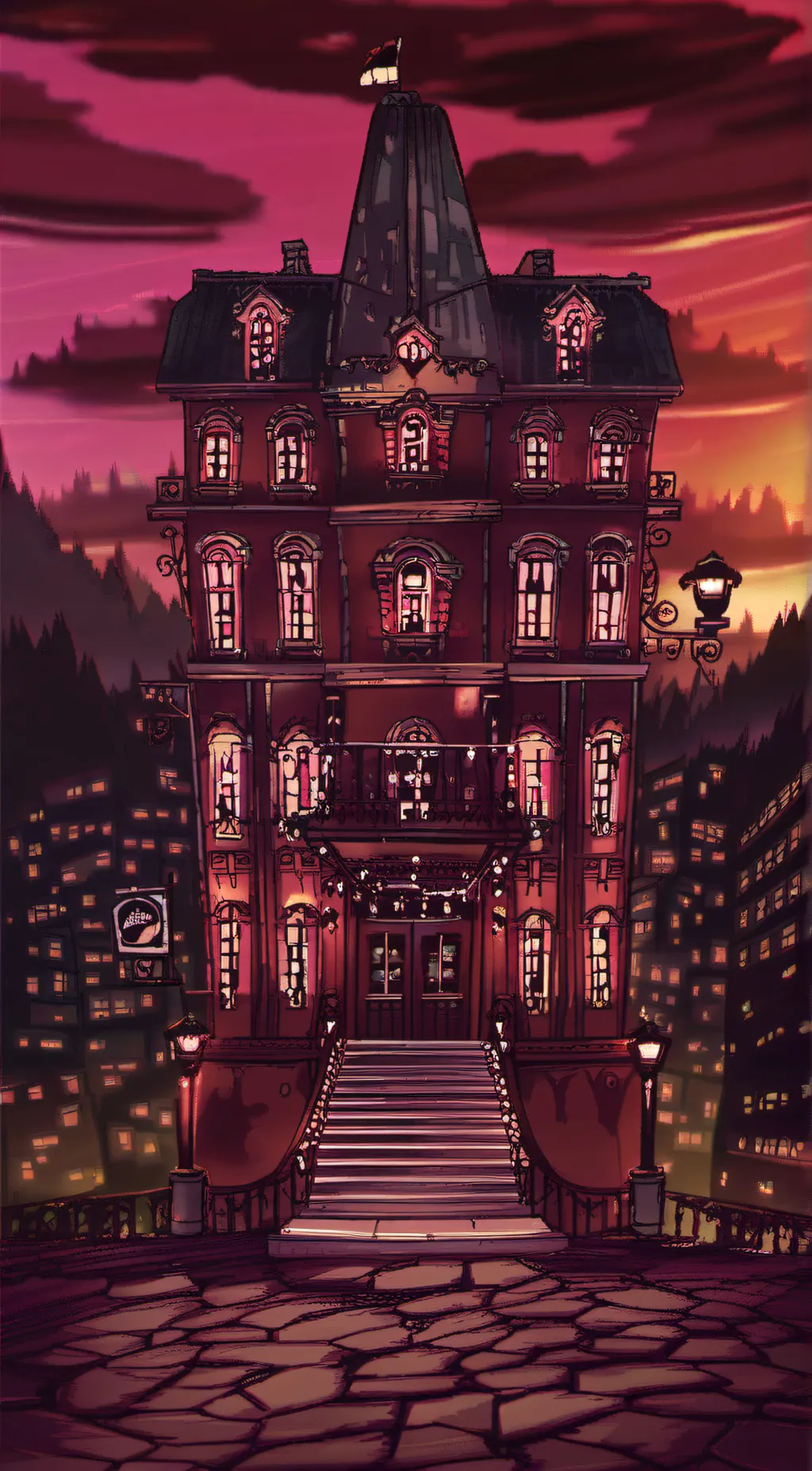 ai character: Hazbin swapped AU background