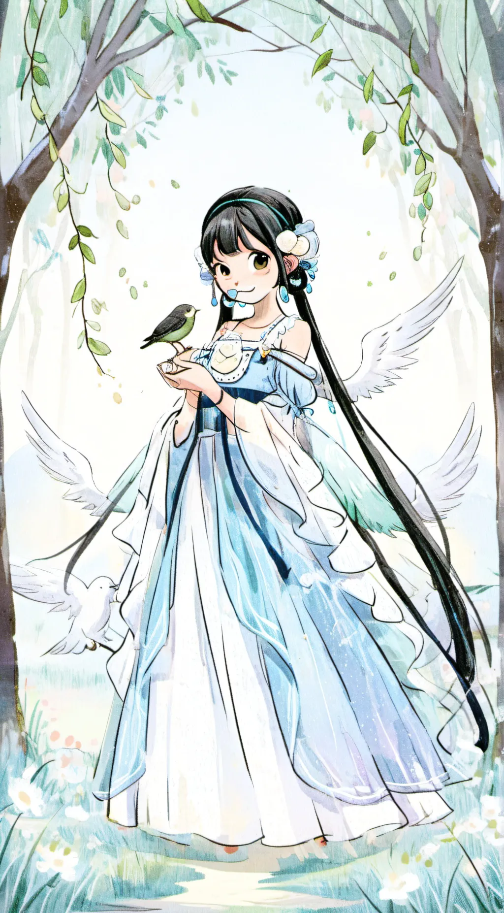 ai character: Emma  background