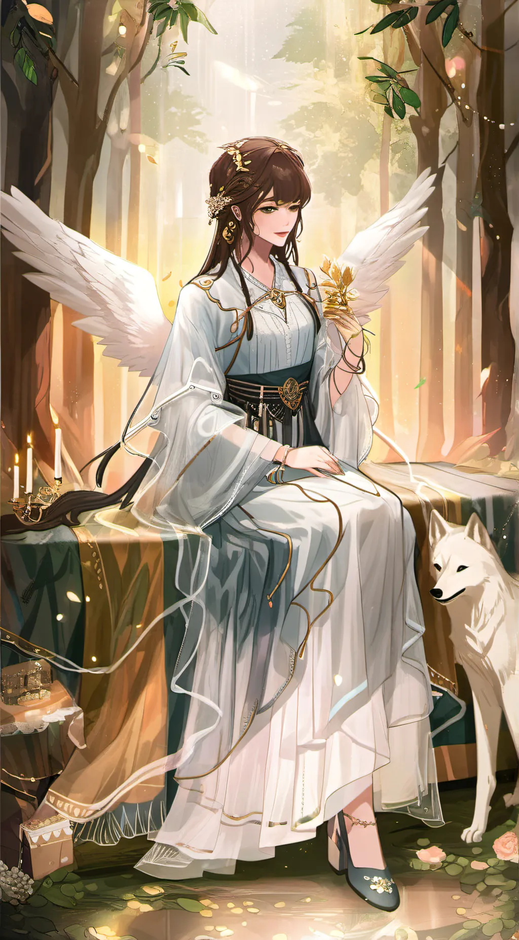 ai character: ❤️ Love background