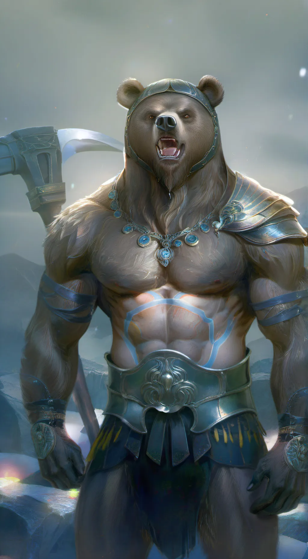 ai character: Beartrap background