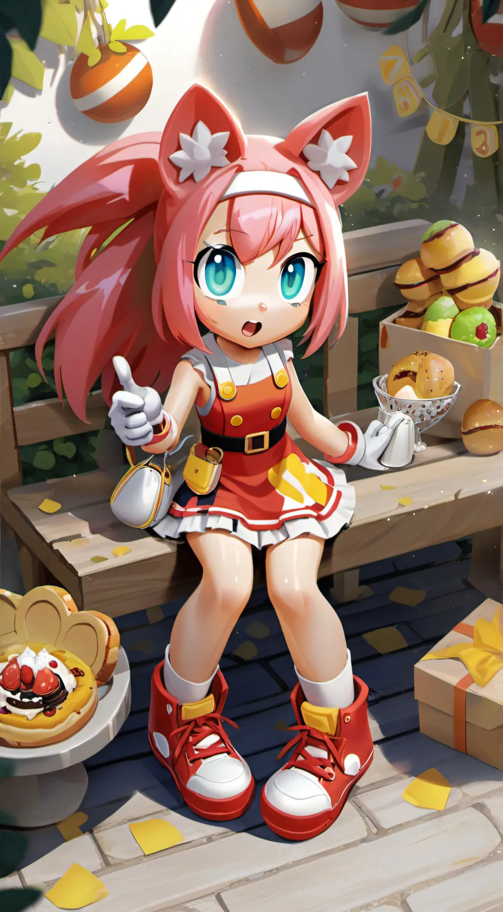 ai character: amy background