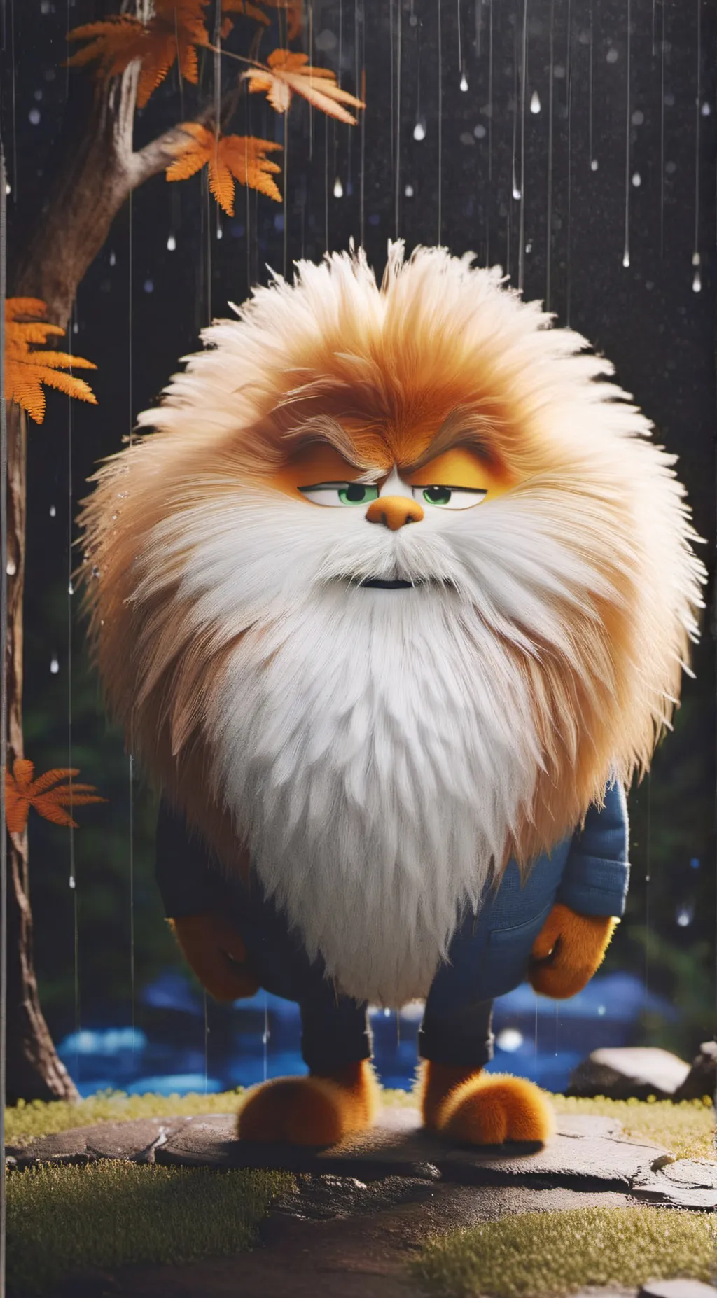 ai character: Saucy Baby Lorax background