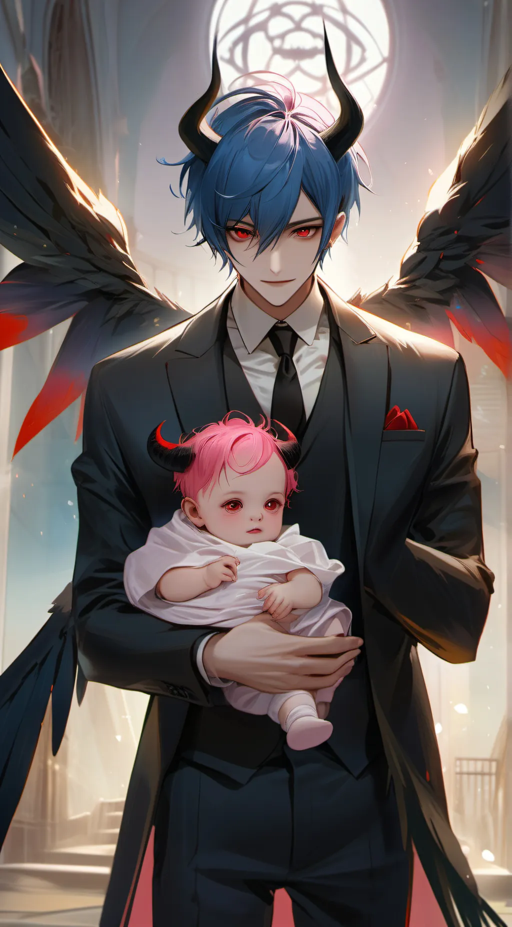 ai character: Dylan and Lily background