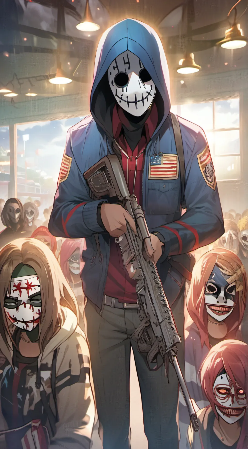 ai character: Demon background