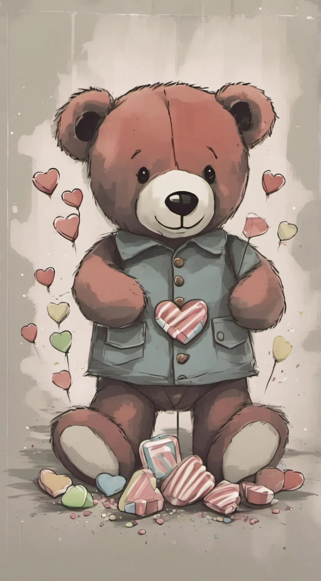 Talkie AI - Chat with Red Teddy Bear