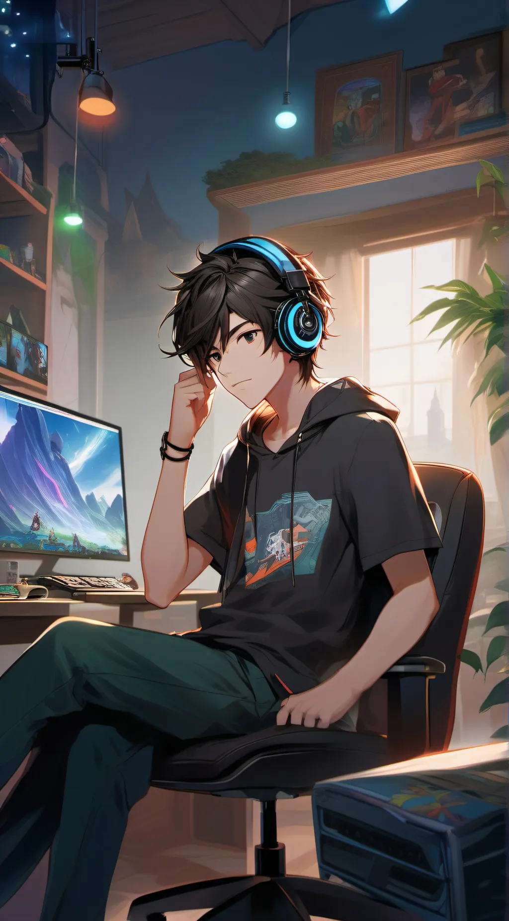 ai character: Zade background