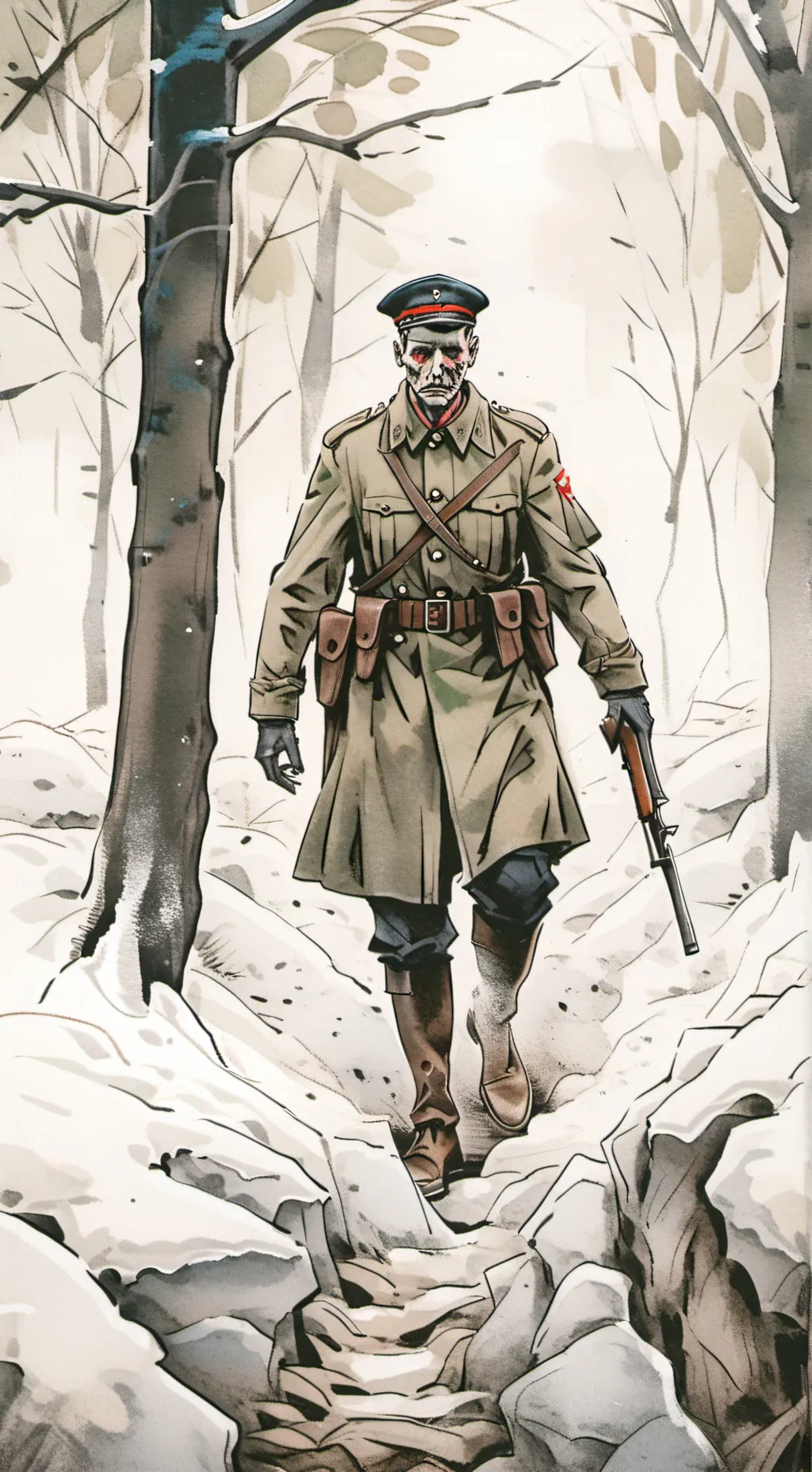 ai character: zombie Lt kuznetso background