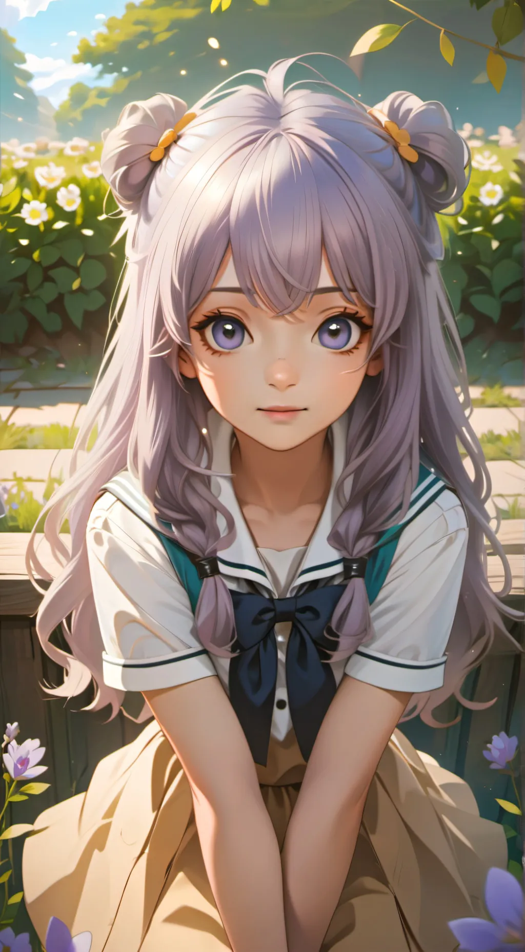 ai character: Violetta  background