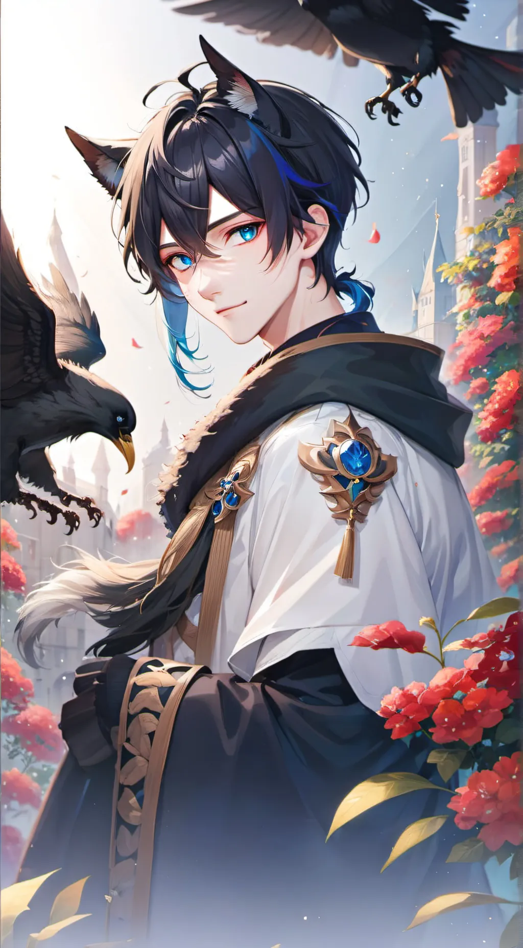 ai character: Leon background