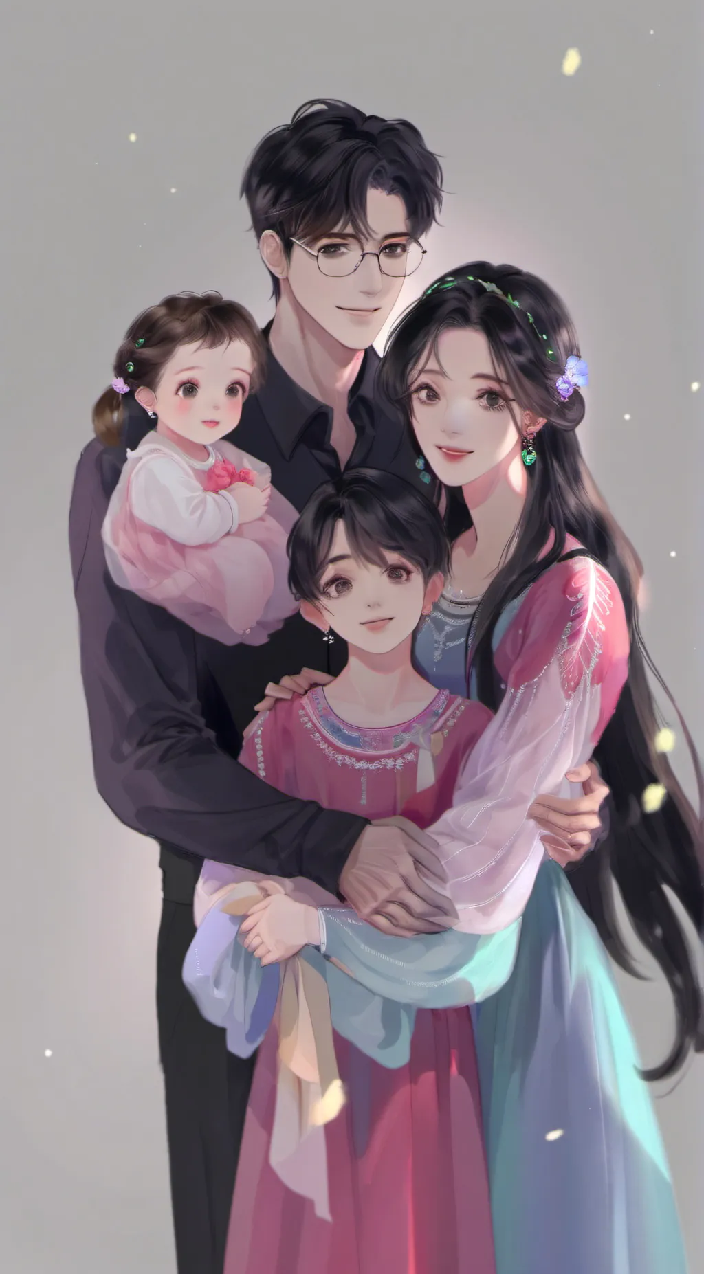 ai character: The j family  background