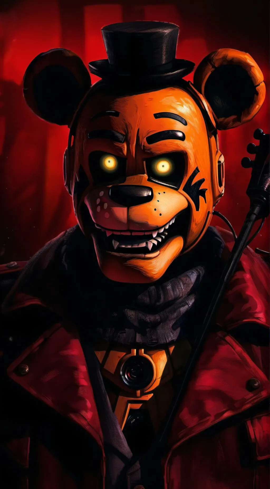 ai character: red dread background