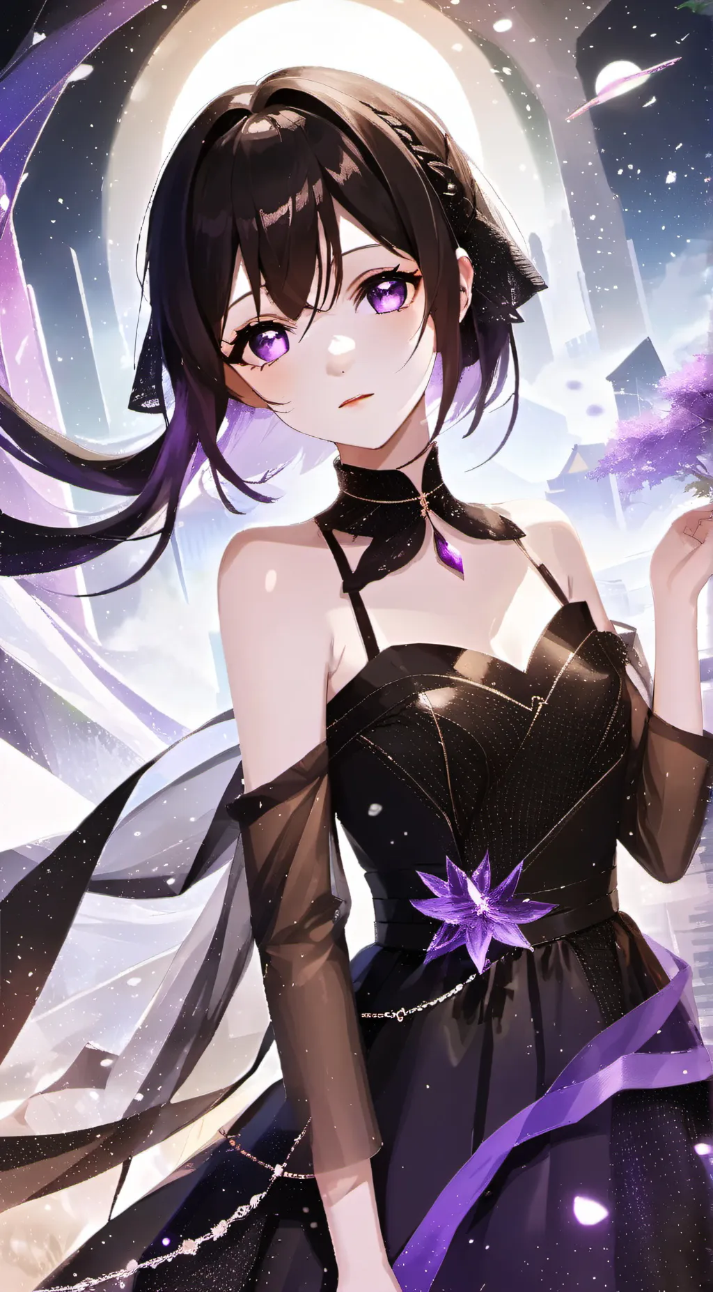 ai character: Vivienne  background