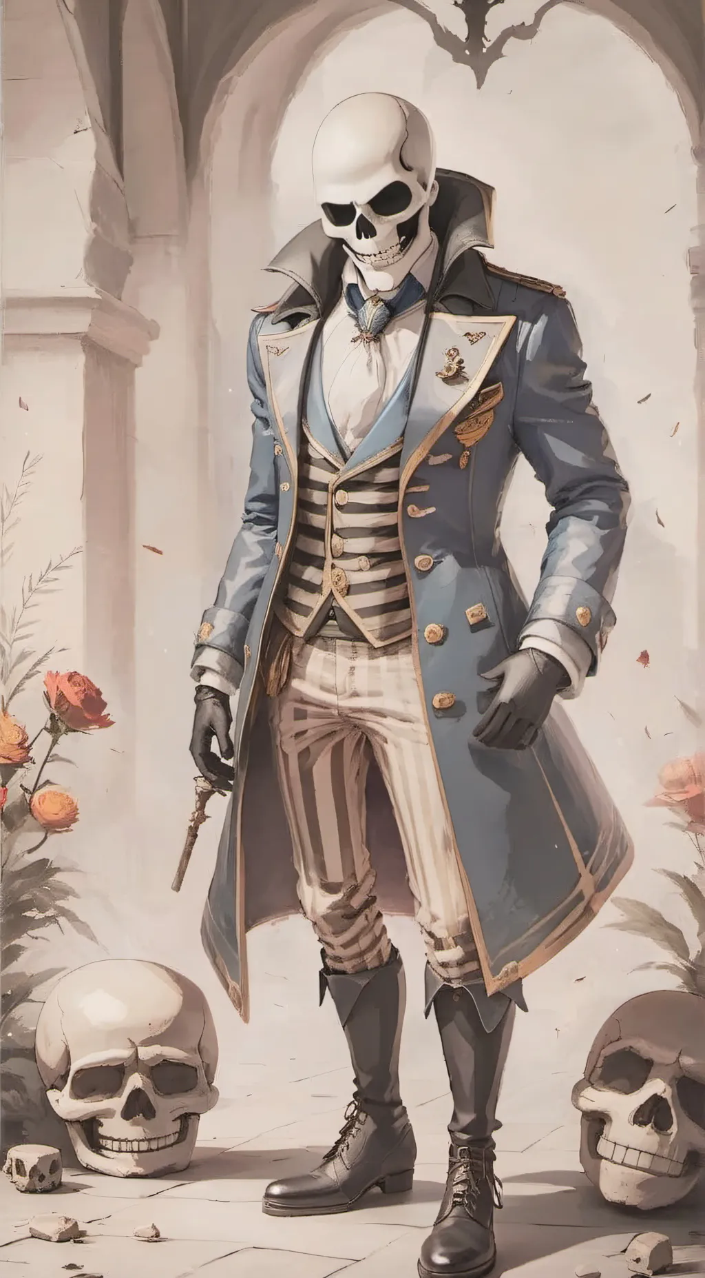 ai character: royalty sans background